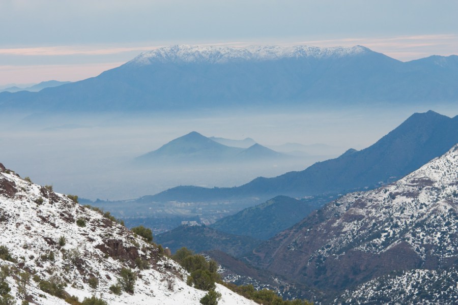 Vista de Santiago desde